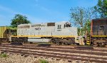 NREX 5665 a long way from home on the BNSF Emporia Sub headed to Galveston TX